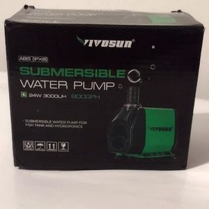 VIVOSUN Submersible Water Pump 800GPH 3000L/H 24W